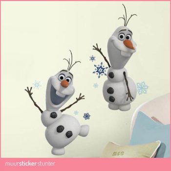 Olaf de sneeuwpop Disney muursticker