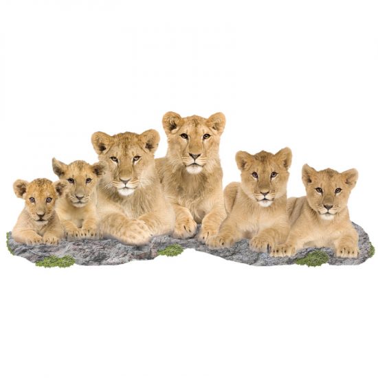 Muursticke-leeuwen-familie