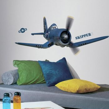 muursticker planes skipper