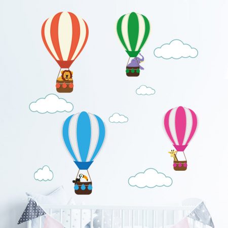 Beenmerg Beneden afronden draadloze Muursticker luchtballonnen - Muurstickerstunter - Voordelig muurstickers  kopen