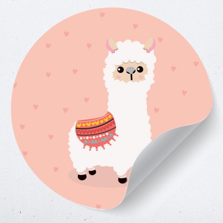 het kan vriendschap Terugroepen Muurcirkel Alpaca Babykamer? v.a. 7,95 & Gratis Verzending - Bekijk Sticker