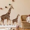 muursticker giraffe babykamer meisje jongen