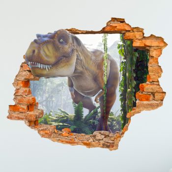 muursticker dinosaurus behang